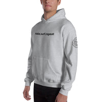 Load image into Gallery viewer, wake surf repeat unsex seattlwake Hooded Sweatshirt
