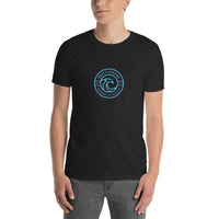 Load image into Gallery viewer, seattlewake Short-Sleeve Unisex T-Shirt with blue logo (unisex)
