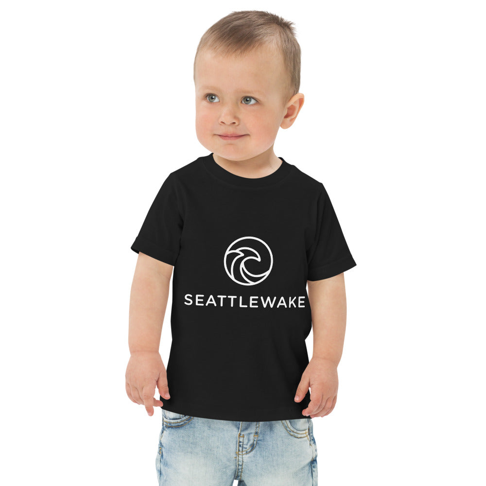 seattlewake Toddler jersey t-shirt